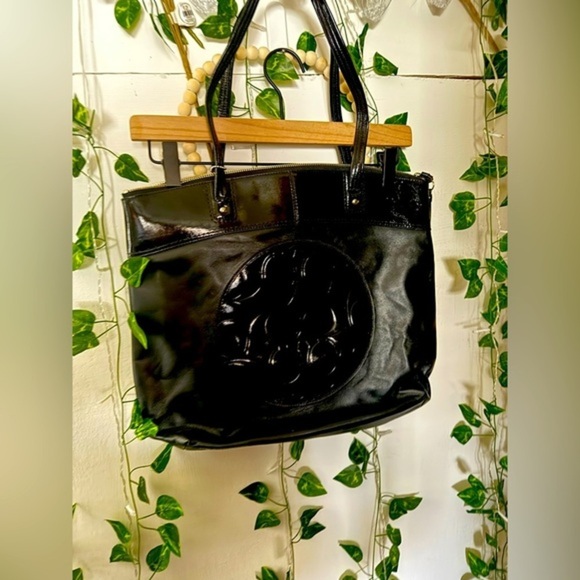 Coach Laura black leather tote bag - Picture 1 of 12